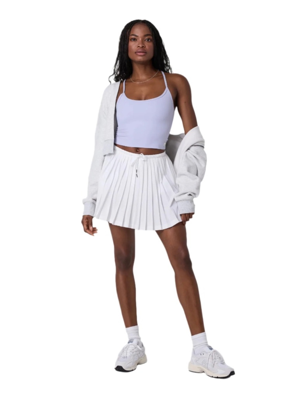 Vuori Womens Clementine Pleated Tennis Skirt - Picture 3 of 8